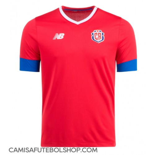Camisa de time de futebol Costa Rica Replicas 1º Equipamento Mundo 2022 Manga Curta